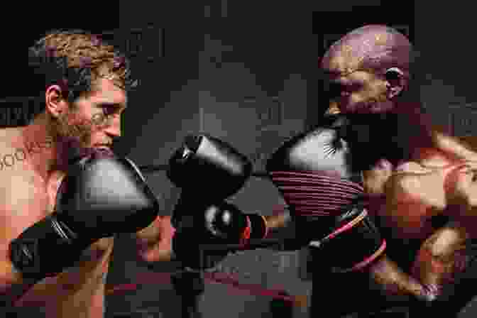 A Boxer Standing In A Boxing Ring, Fists Up. Text: 'He Who Is Not Courageous Enough To Take Risks Will Accomplish Nothing In Life.' Fortune Favors The Brave: 100 Courageous Quotations