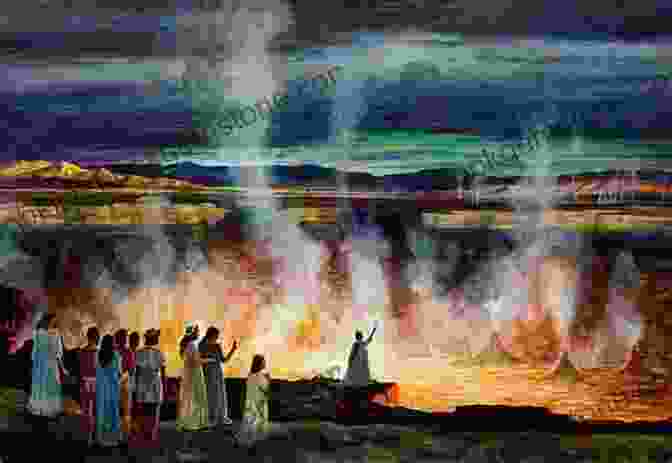 A Painting Of Queen Kapiolani Defying The Lava Goddess Pele By Walking Across The Sacred Kilauea Caldera Kapiolani The Heroine Of Hawaii: A Triumph Of Grace At The Sandwich Islands