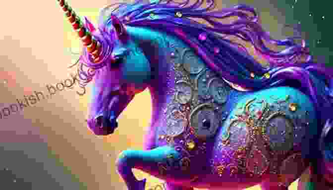A Street Unicorn With A Body Made From A Vintage Bicycle, Adorned With Sparkling Ornaments And A Flowing Mane. Street Unicorns Robbie Quinn