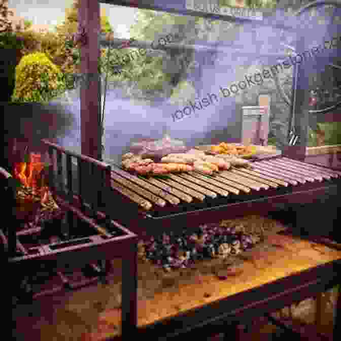 A Succulent Asado, A Traditional Argentine Barbecue, Sizzling On The Grill, Promising A Feast Of Flavors Brilliant Times In Buenos Aires