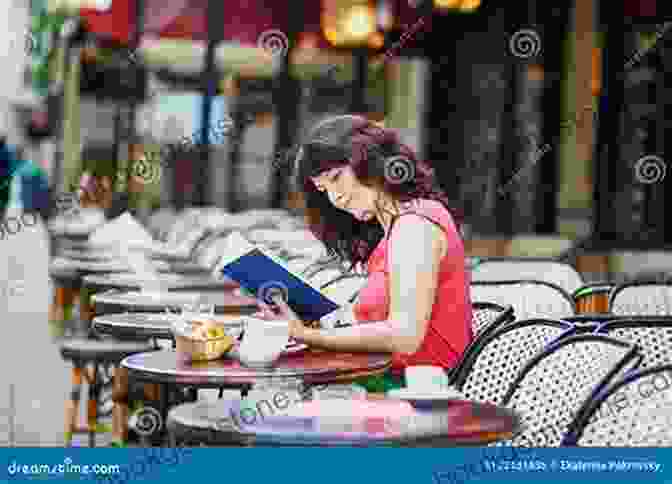 A Woman Reading A Book In A Parisian Cafe The Room On Rue Amelie