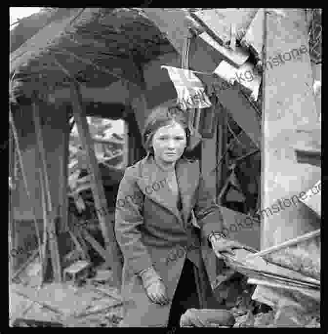A Young Woman Wearing A Green Sweater, Standing In Front Of A Bombed Building During World War II. Her Face Is Turned Away, And Her Expression Is One Of Hope And Resilience. The Girl In The Green Sweater: A Life In Holocaust S Shadow