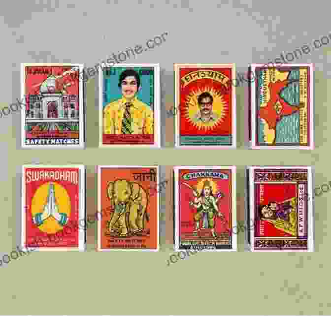 An Assortment Of Colorful Indian Matchboxes Featuring Intricate Designs And Patterns Light Of India: A Conflagration Of Indian Matchbox Art