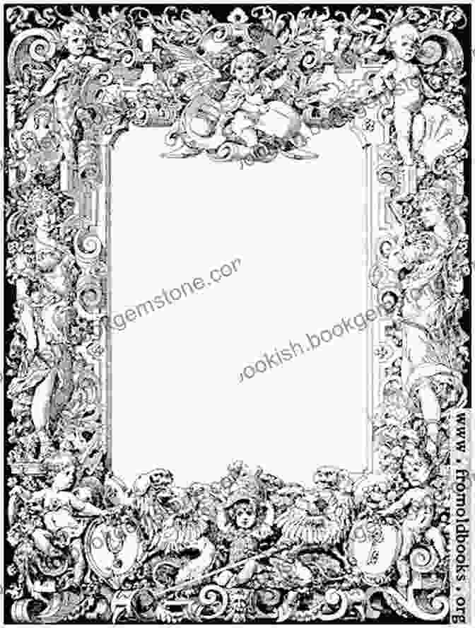 Baroque Border With Elaborate Scrollwork And Cherubs Ornamental Borders Scrolls And Cartouches In Historic Decorative Styles (Dover Pictorial Archive)