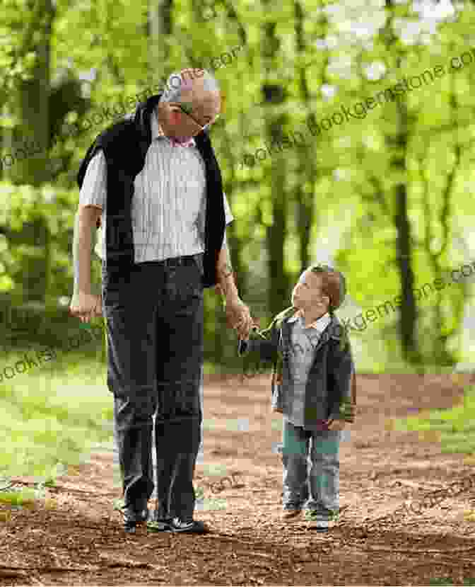 Gong Gong And His Grandson Walking Hand In Hand In A Park, Surrounded By Vibrant Flowers My Day With Gong Gong