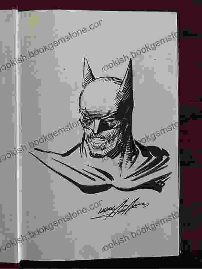 Neal Adams' Sketchbook Page Featuring Batman DC Universe Illustrated By Neal Adams Vol 1