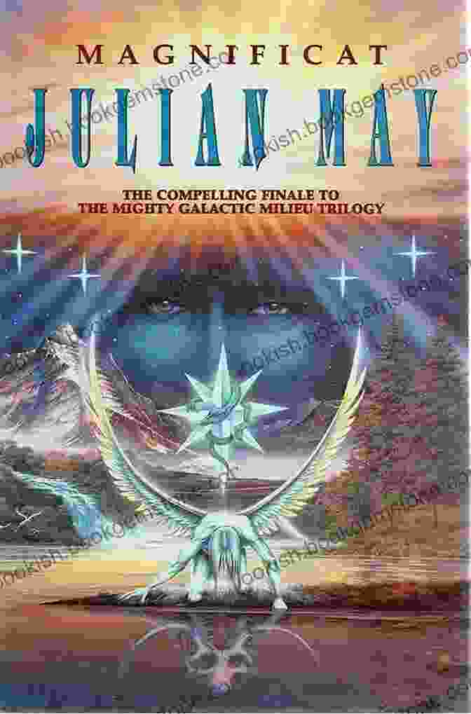 The Cover Of 'The Edge Of Eternity', The Final Book In The Magnificat Galactic Milieu Trilogy, Featuring A Radiant Cosmic Gateway Against A Backdrop Of Distant Galaxies. Magnificat (Galactic Milieu Trilogy 3)