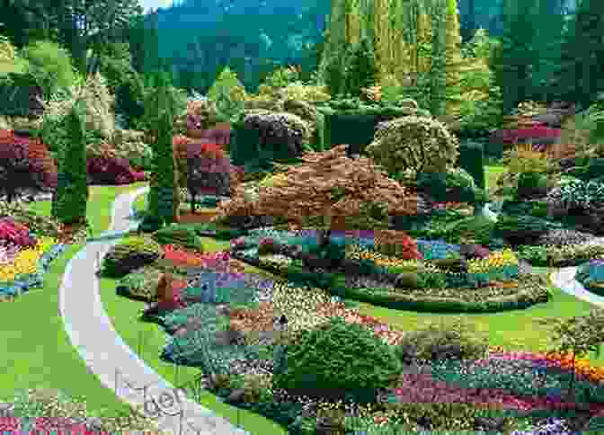 The Sunken Garden At The Gardens Of Butchart, Renowned For Its Sunken Design And Colorful Floral Displays. Royal Gardens Of The World: 21 Celebrated Gardens From The Alhambra To Highgrove And Beyond