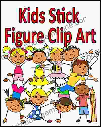 Kids Stick Figure Clip Art